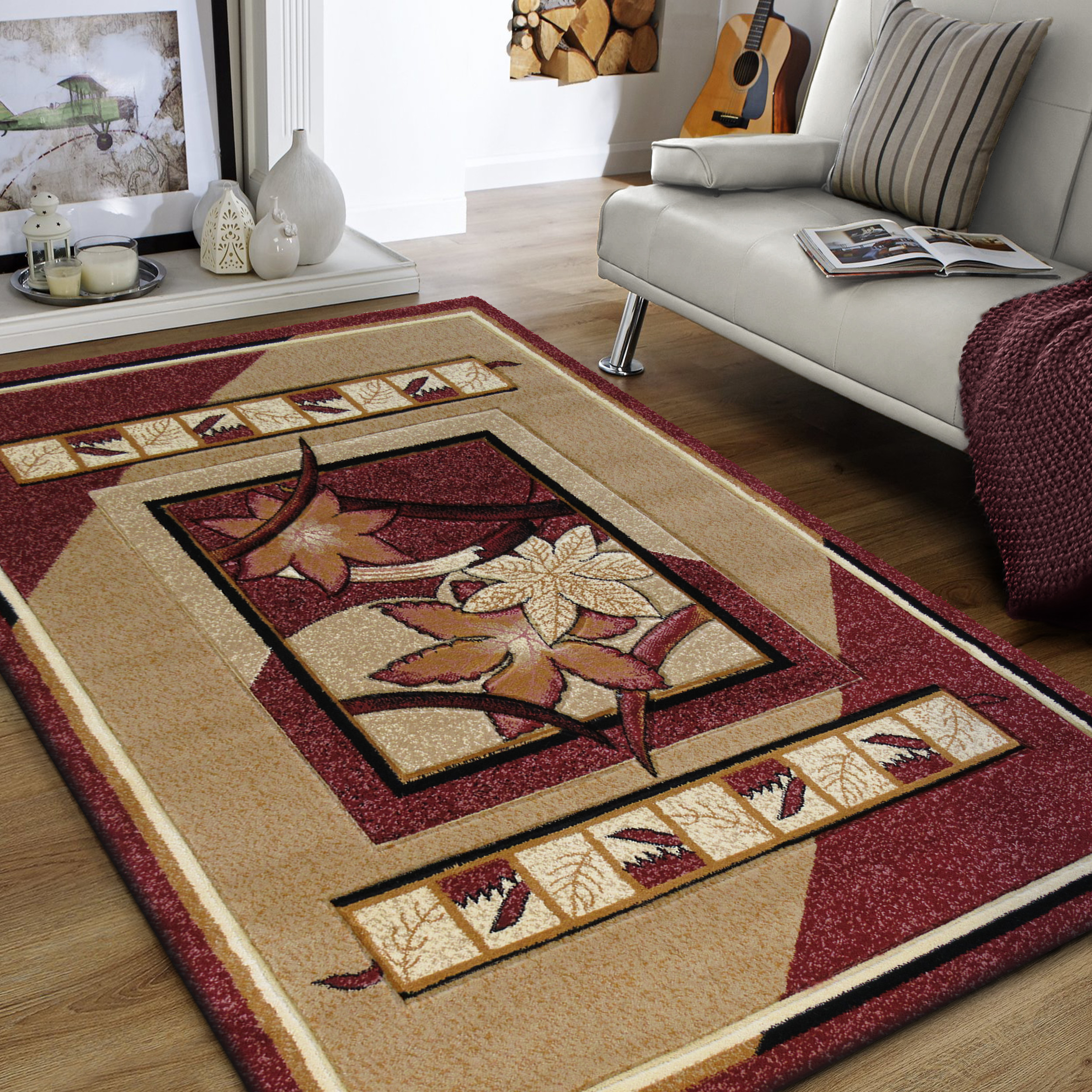dywan wycinany carving 01s brazowy